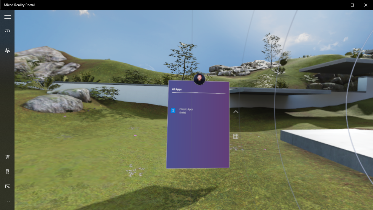 Execute aplicativos da Área de Trabalho (Win32) no Windows Mixed Reality.