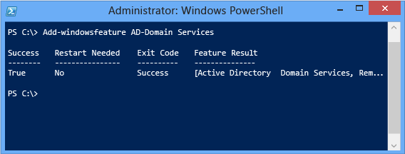 Captura de tela que mostra uma janela do terminal do Windows PowerShell.