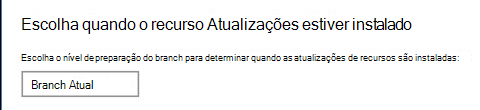 Definição do nível de preparação do ramo.