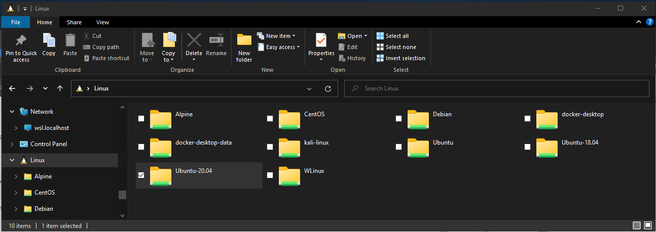 Ver arquivos de projeto no Explorador de Arquivos do Windows