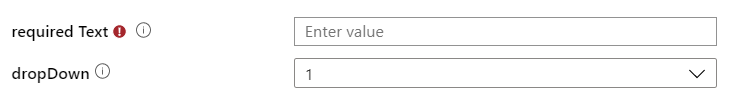 Captura de tela que mostra o estilo horizontal de forma das Pastas de Trabalho do Azure.