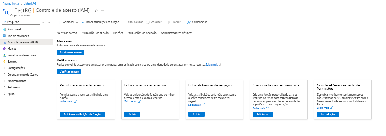 Adicionar uma atribuição de função