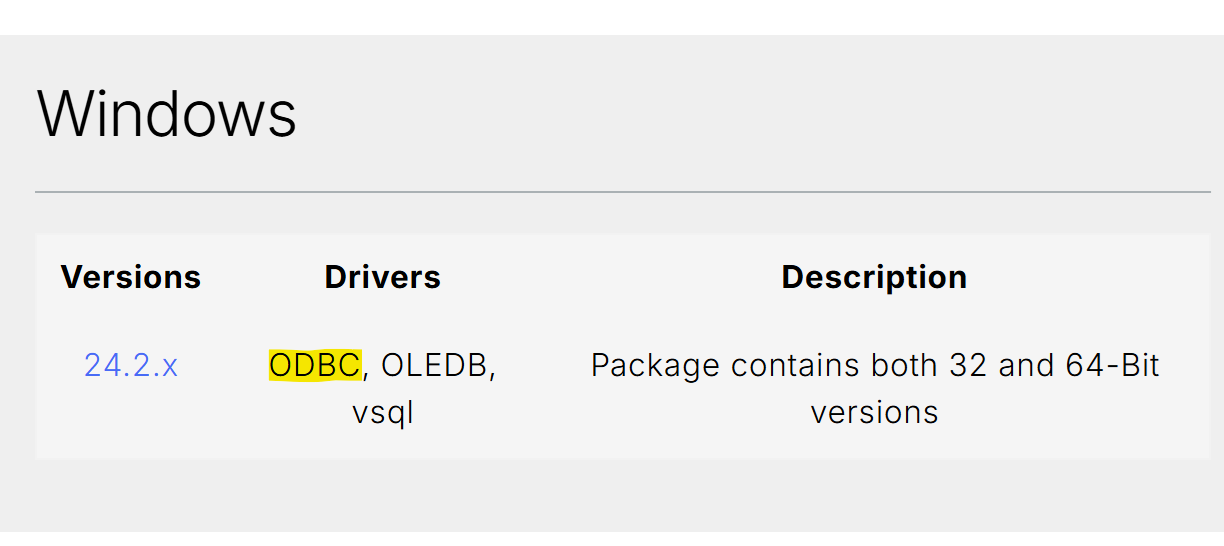 Captura de ecrã de um exemplo de configuração do sistema Windows.