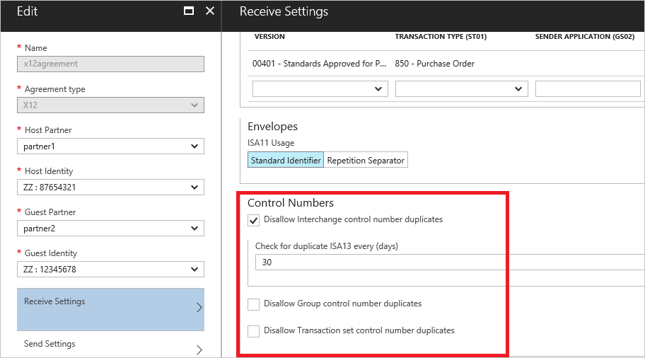 Selecionar definições de verificação duplicadas