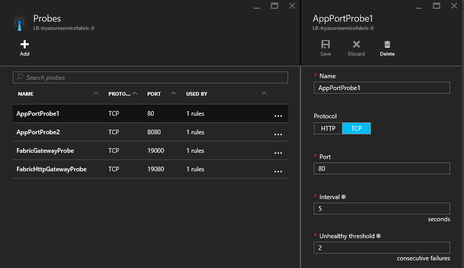 Encaminhar tráfego no Azure Load Balancer