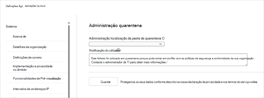 definições de quarentena.