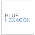 Logótipo do Hexágono Azul para Rede.