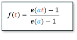 Fórmula matemática para a fórmula matemática ExponentialEase