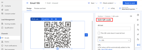 Adicione atributos diferentes para o Código QR de acordo com a sua necessidade