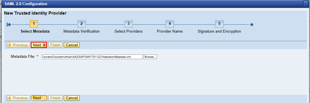 Configurar o Single Sign-On 3