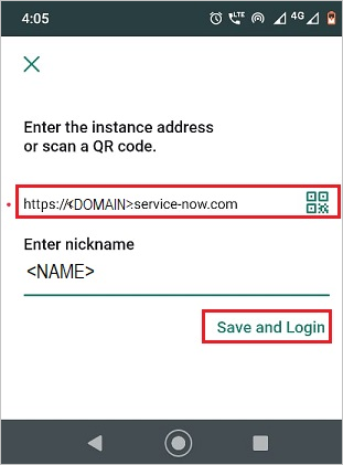 Captura de ecrã da página Adicionar Instância, com Continuar realçado