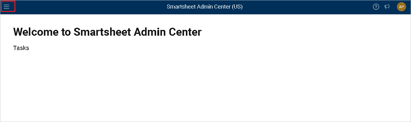 Captura de tela dos controles de segurança do Smartsheet