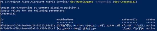 Resultados Get-HybridAgent.