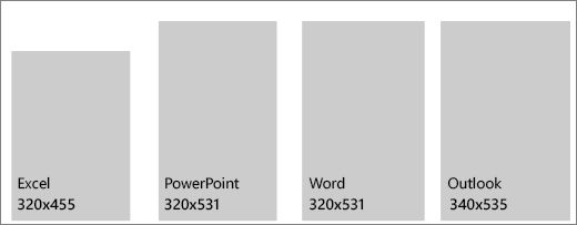 Tamanhos do painel de tarefas do ambiente de trabalho com uma resolução de 1366x768.