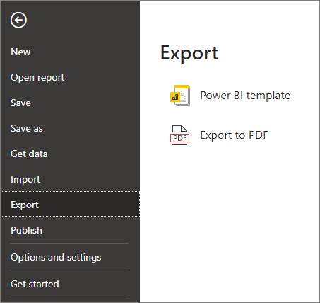 Captura de ecrã a mostrar a exportação para PDF a partir do Ambiente de Trabalho.