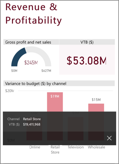 Screenshot of a tool tip on a visual.