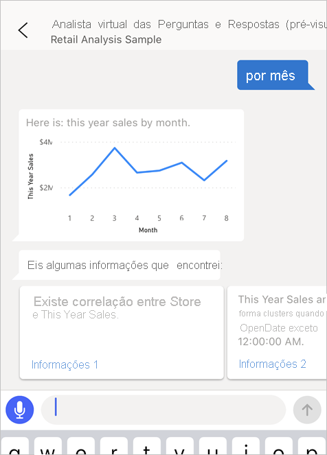 Top sales Q&A virtual analyst