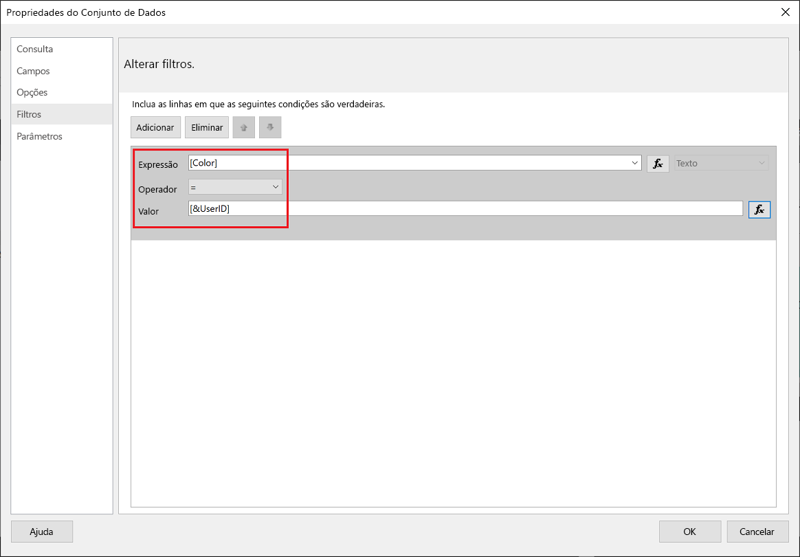 Propriedades do modelo semântico do Construtor de Relatórios do Power BI