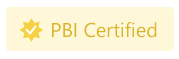 Página do aplicativo certificada Power BI visual