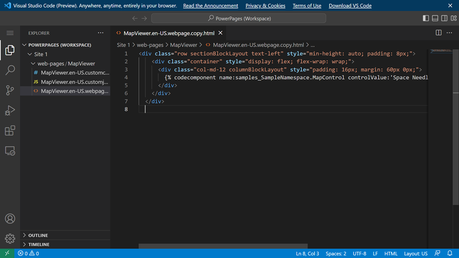 Adicionada etiqueta Liquid no VS Code.