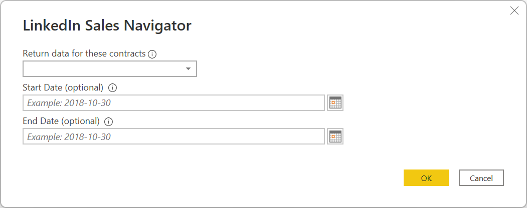 Avisar para quais informações fornecer.