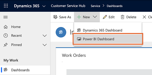 Power BI dashboard.