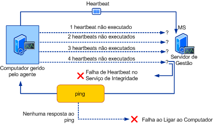 Processo de heartbeat ilustrado