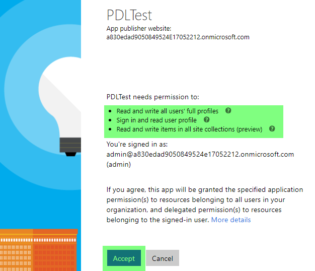 Consentimento do locatário para Azure AD aplicativo