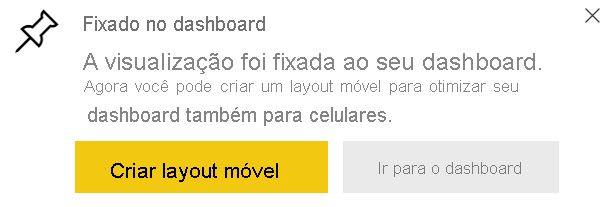 Botão Ir para o dashboard