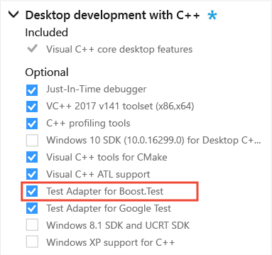 Adaptador de Teste para Boost.Test