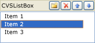 Элемент управления CVSListBox.