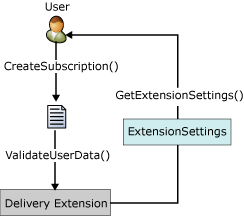 Процесс интерфейса IDeliveryExtension