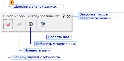 Построитель кодированных тестов пользовательского интерфейса