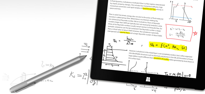 Изображение героя пера Surface.