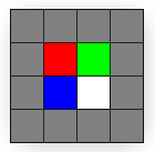 иллюстрация текстуры 4x4