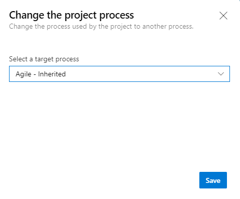 Dialogrutan Ändra process