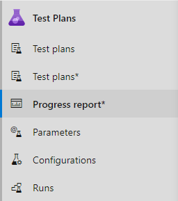 förloppsrapport för testplaner.