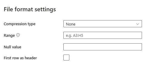 Skärmbild som visar val av filformat.