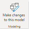 Skärmbild som visar knappen Gör ändringar i den här modellen.