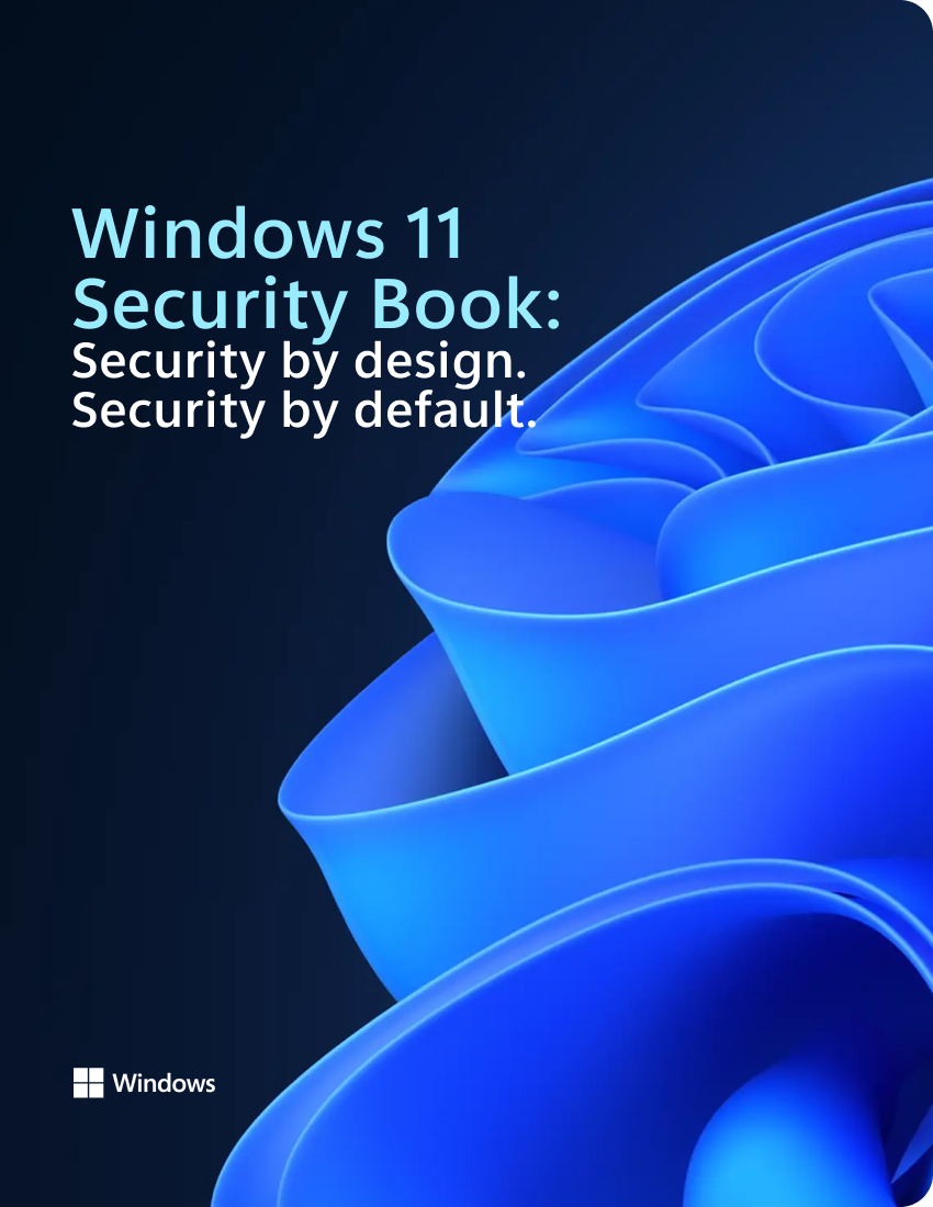 Cover of the Windows 11 security book.