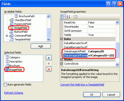 GridView'a ImageField ekleme