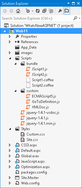 Uygulamada birden çok Stil Sayfası ve JavaScript dosyası