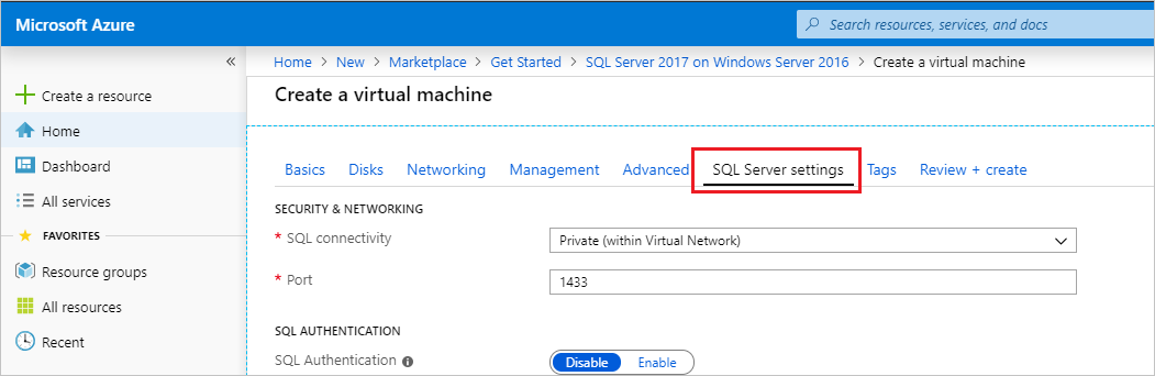 SQL Server bağlantısını gösteren diyagram.