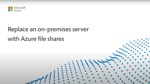 Azure Dosyalar ile DFS-N'yi ayarlama tanıtımı - oynatmak için tıklayın!