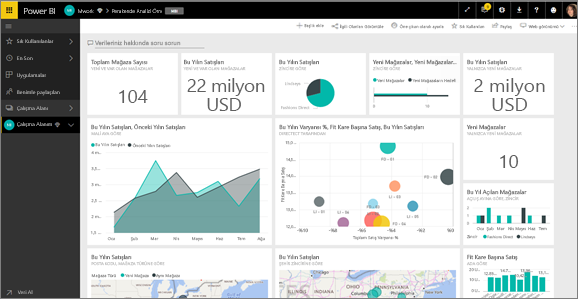 Power BI panosu