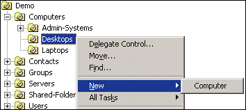 Figure 4 Restricted List of New Objects