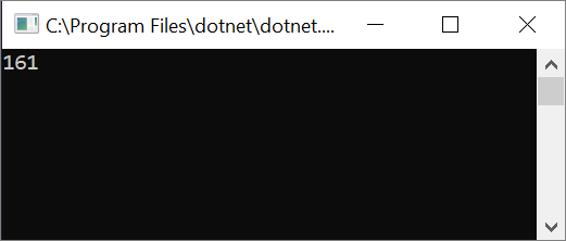 Tamsayı matematik sonuçlarını içeren bir konsol penceresini gösteren ekran görüntüsü.