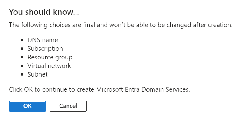 Screenshot of configuration options for managed domain.