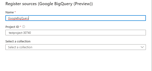 設定 BigQuery 來源