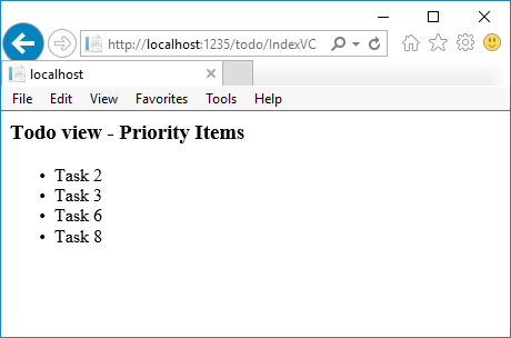 IndexVC 動作中的優先順序項目